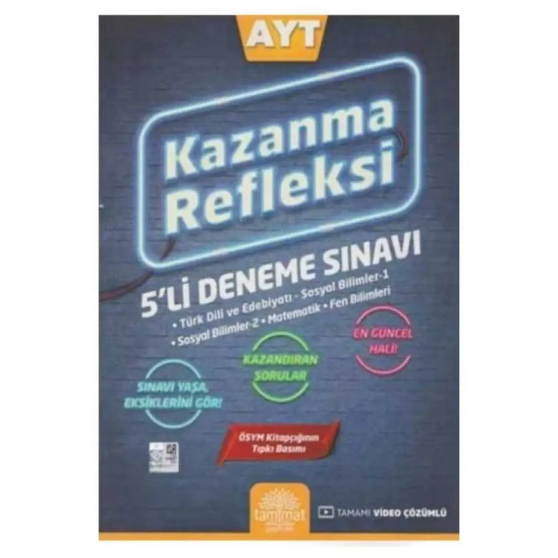 Tammat Yayıncılık AYT Kazanma Refleksi 5'li Deneme Sınavı