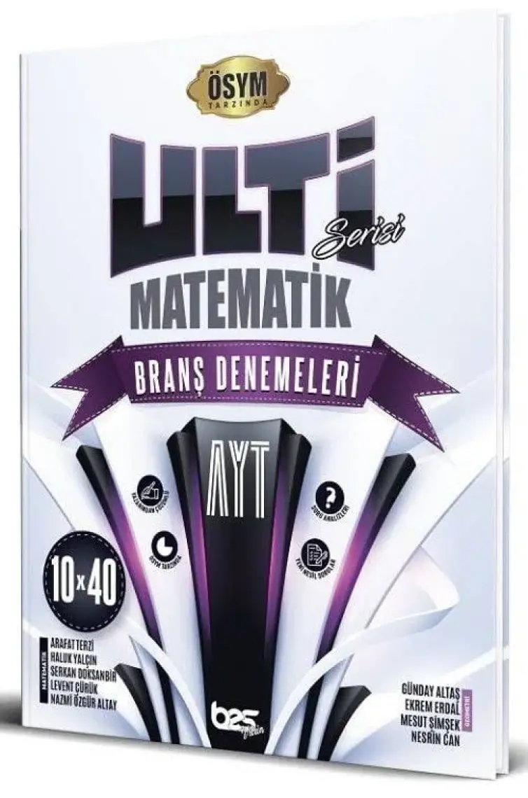 Bes yayınları AYT Ulti Serisi Matematik Branş Denemeleri 2023