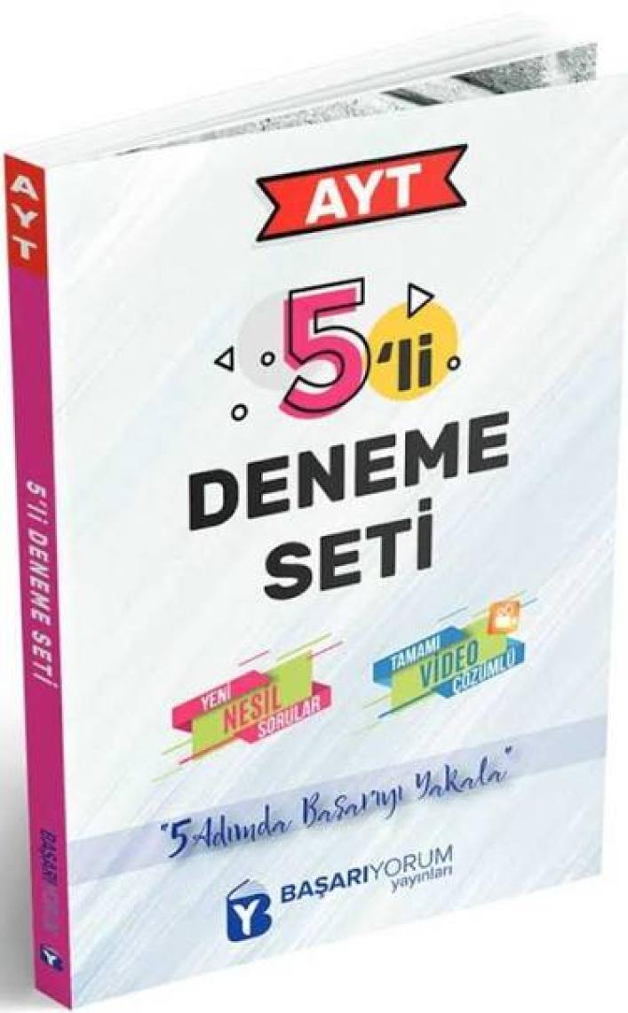 Başarıyorum Yayınları Ayt 5'Li Deneme