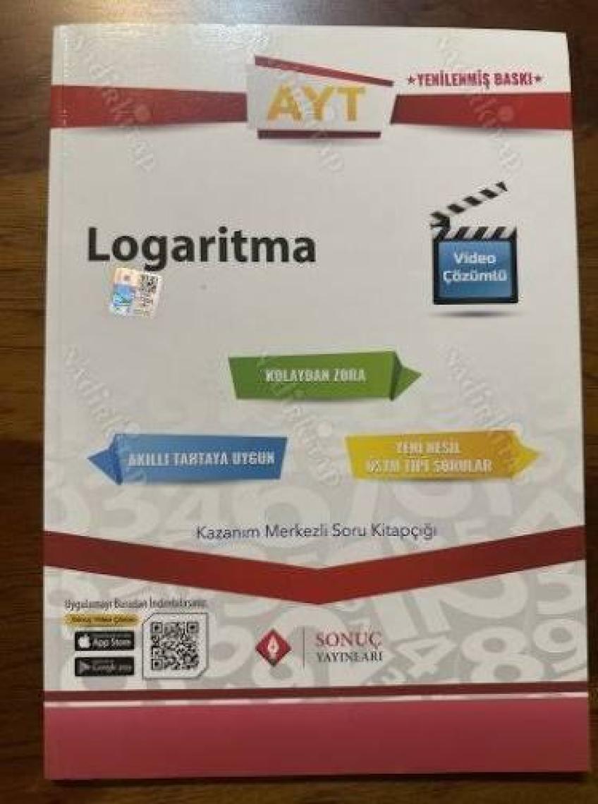 Sonuç Yayınları  AYT Logaritma 2020-2021
