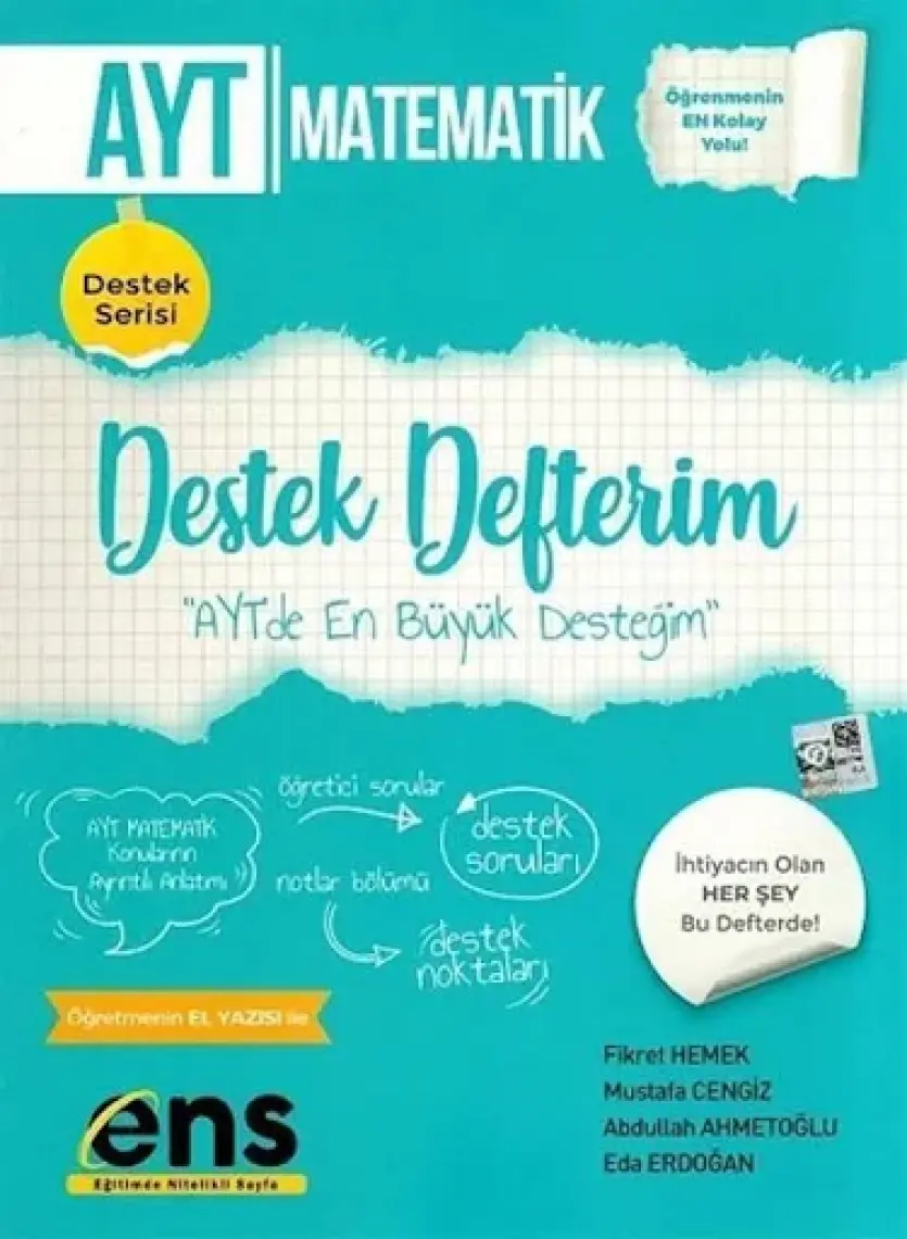 ENS Yayıncılık AYT Matematik Destek Defterim - Fikret Hemek