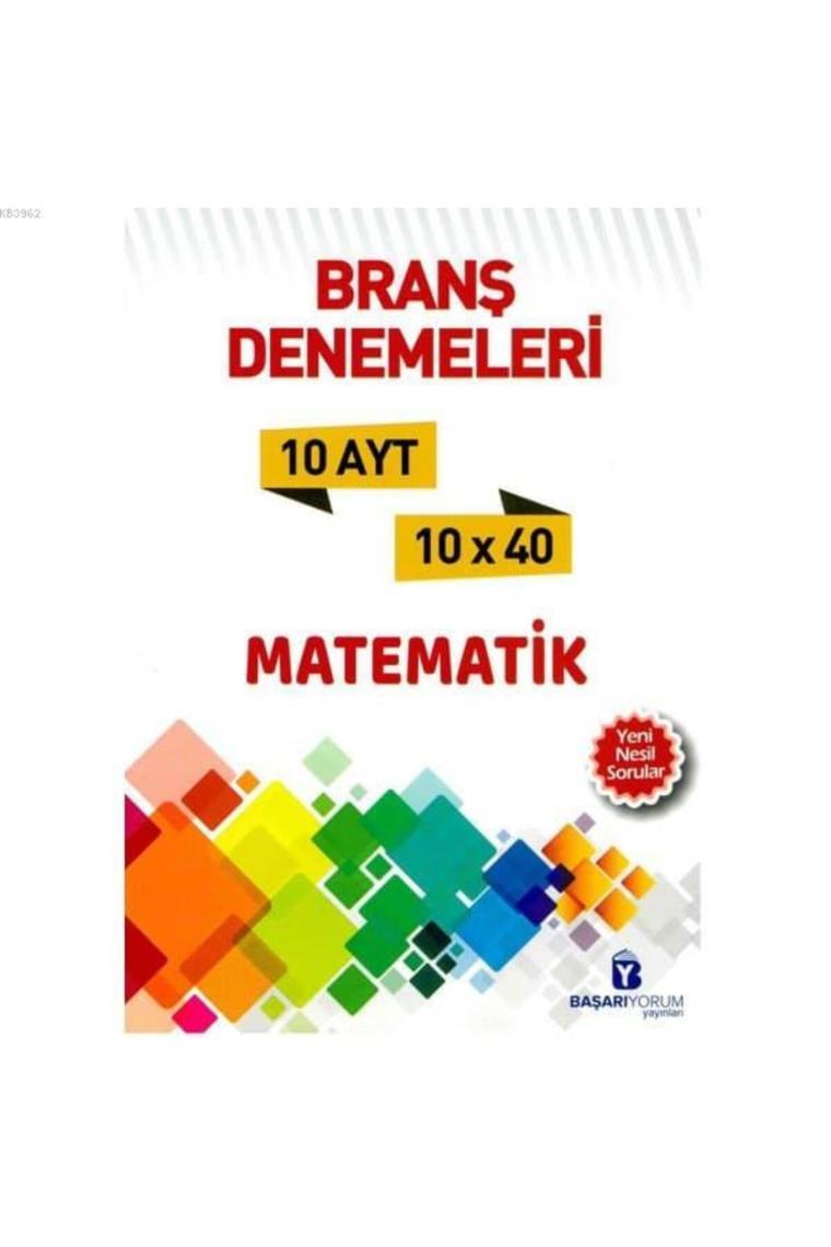 Başarıyorum Yayınları Ayt Matematik Denemeleri