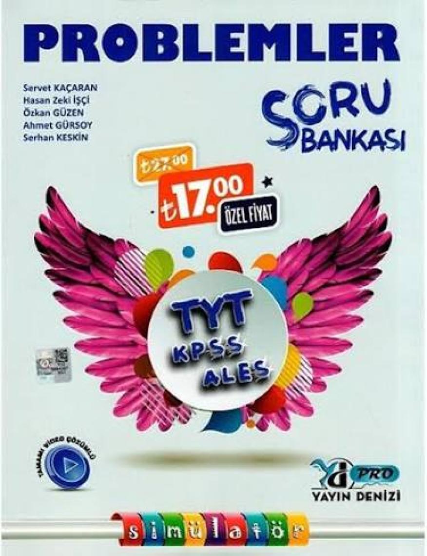 Yayın Denizi Yayınları Problemler Pro Soru Bankası