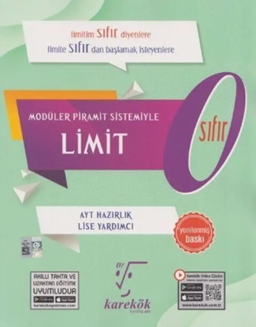 Karekök Yayıncılık Limit Sıfır Yeni