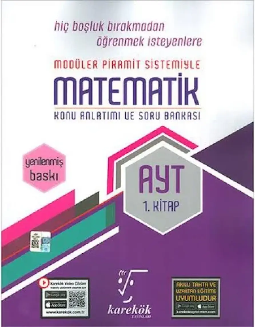 Karekök Yayıncılık AYT Matematik 1.Kitap (2.Otutrum)