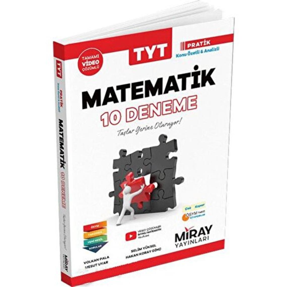 Miray Yayınları TYT Matematik 10 Deneme