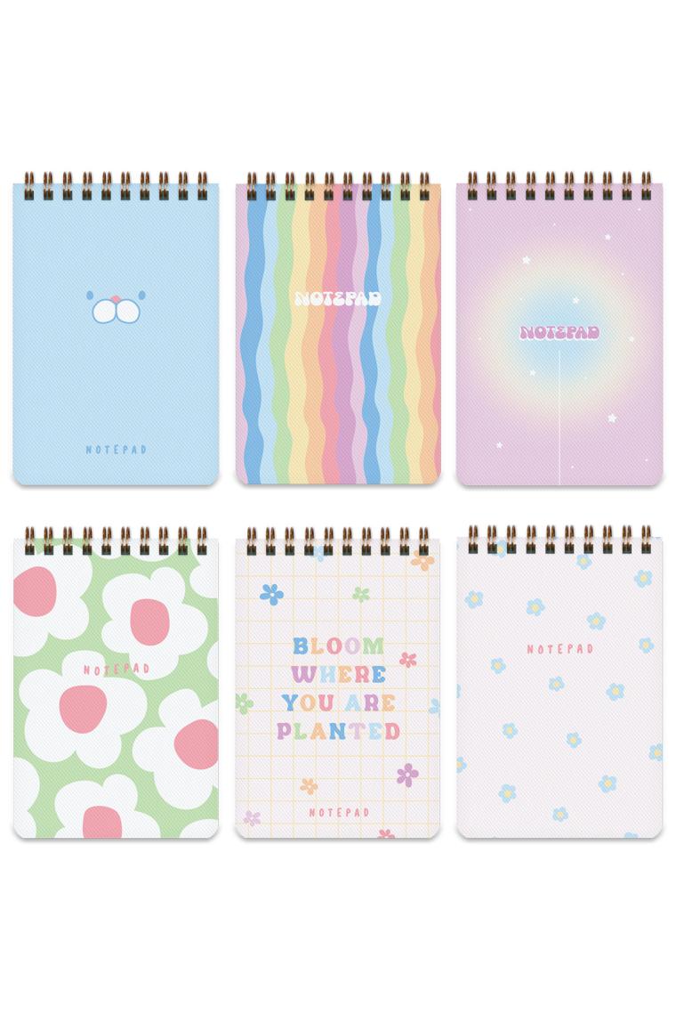 Matt Notebook 6'lı Cep Defteri Bloknot Seti