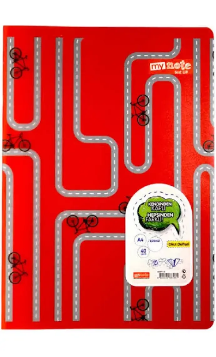 Mynote Text Up Defter A4 40 Yp Çizgisiz UC6011-D