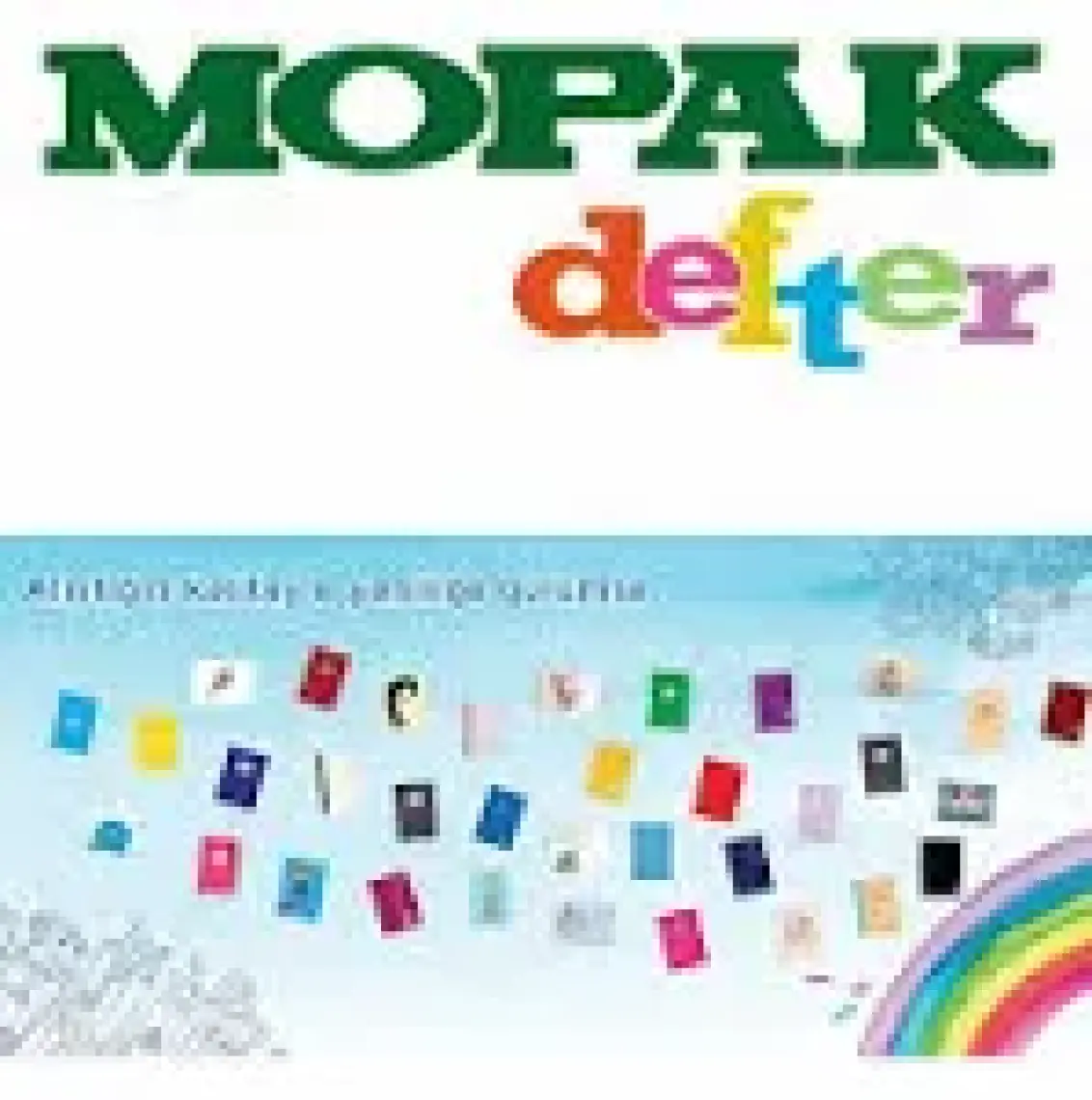 Mopak 100 Yaprak Kareli A4 Karton Kapak Defter