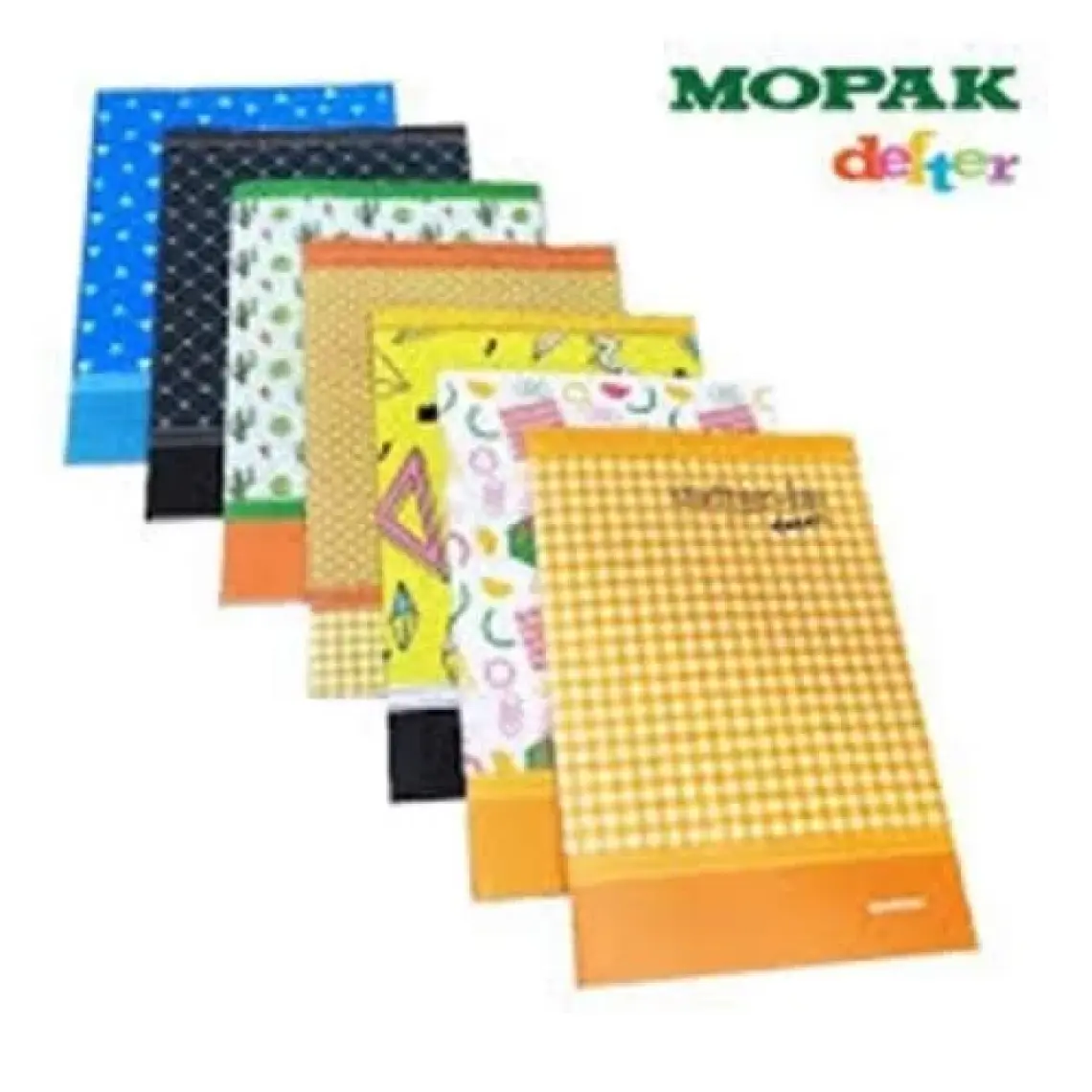Mopak 100 Yaprak Kareli A4 Karton Kapak Defter