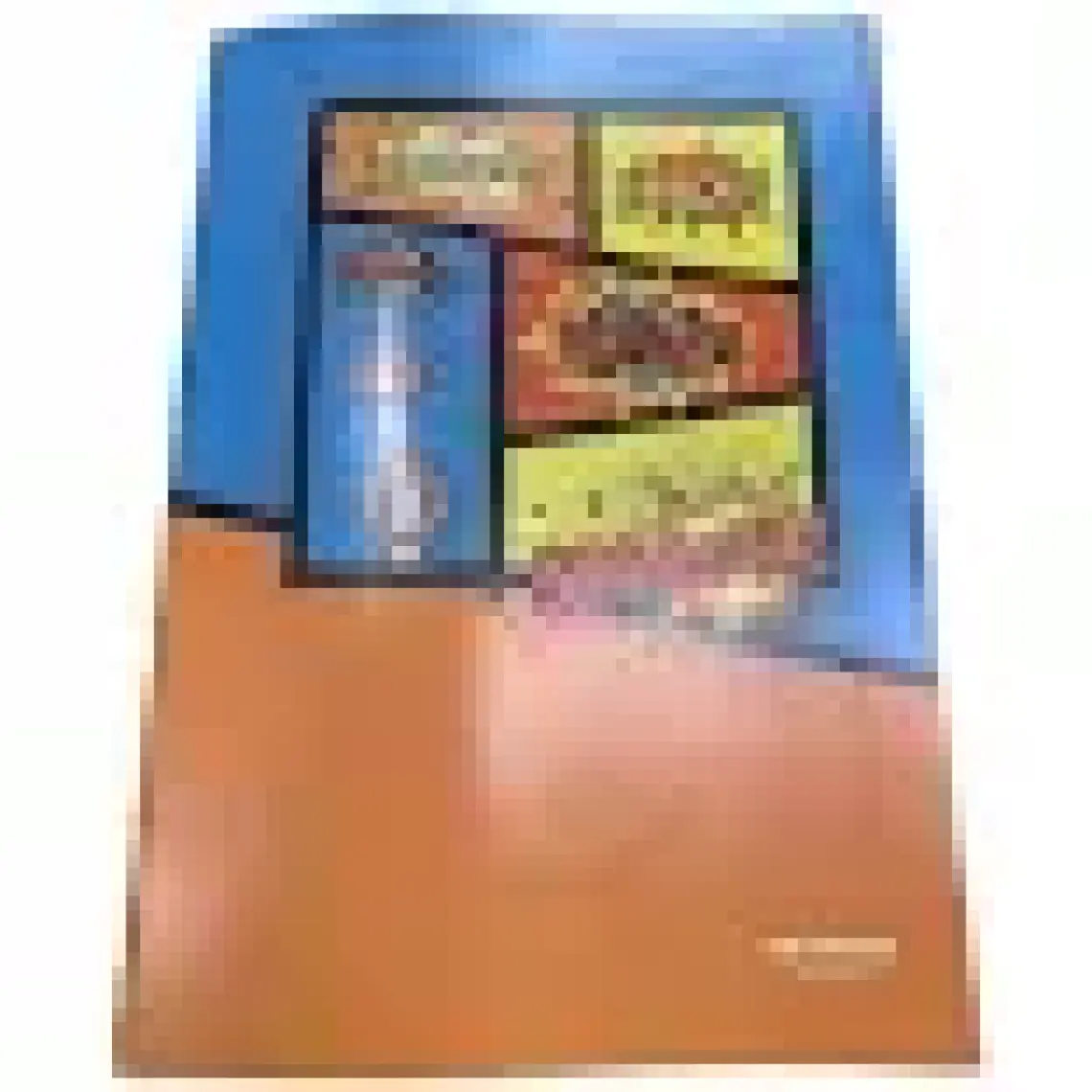 Mopak 100 Yaprak Kareli A4 Karton Kapak Defter