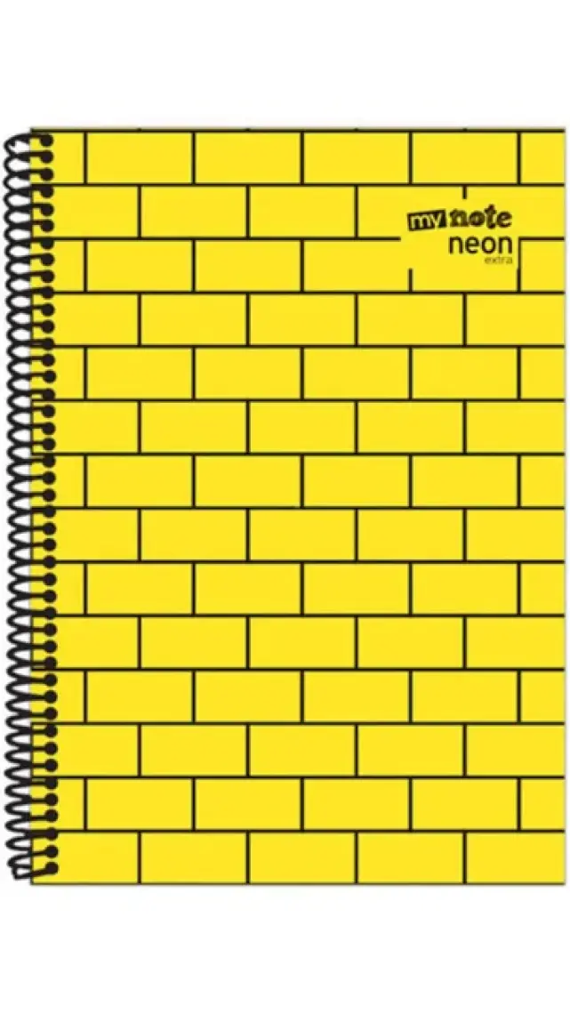 Mynote Neon Extra 100 Yaprak A4 Kareli Defter