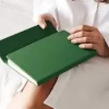Matt Notebook A5 15 x 22 Mıknatıslı Kapak Defter Çizgili Yeşil