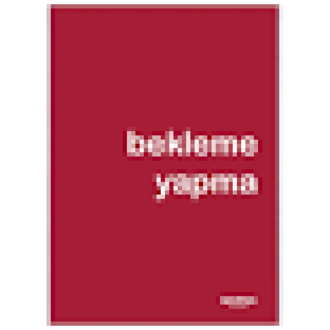Mopak A4 Çizgili 80 Yaprak Karton Kapak