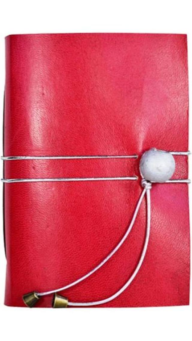Deffter Krafton Deri Defter / Boncuklu
