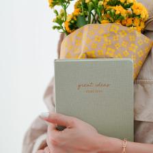 Matt Notebook 14x20 Sert Kapak Defter Çizgili Yeşil