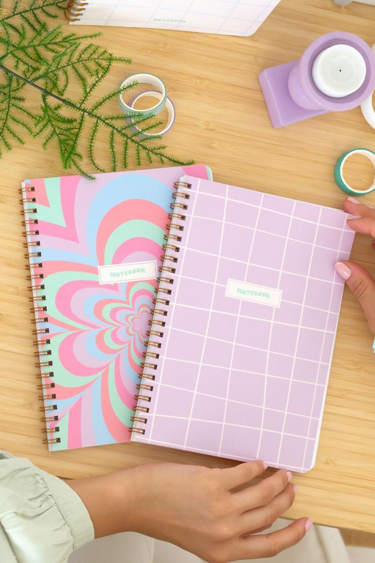 Matt Notebook A5 Spiralli Okul Defteri 80 Yaprak 4'lü Set - Çizgili