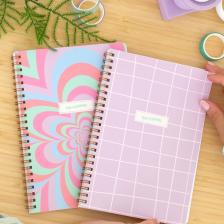 Matt Notebook A5 Spiralli Okul Defteri 80 Yaprak 4'lü Set - Çizgili