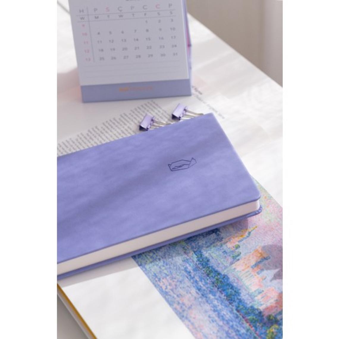 Matt Notebook A5 Defter Noktalı Lila