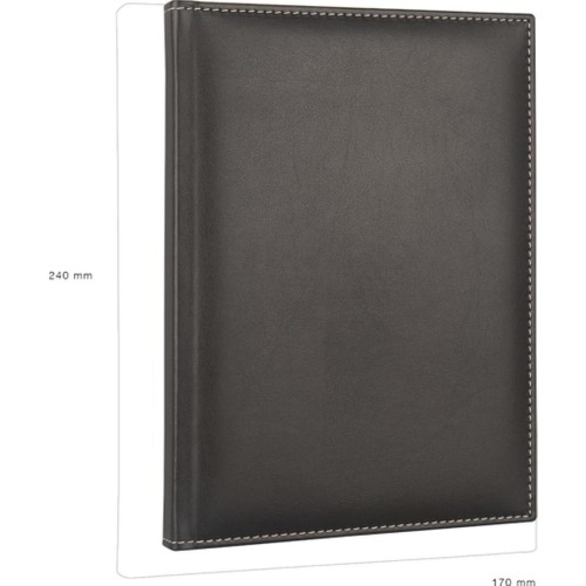 2K Kareli Defter Diplomat 17 x 24 cm Siyah