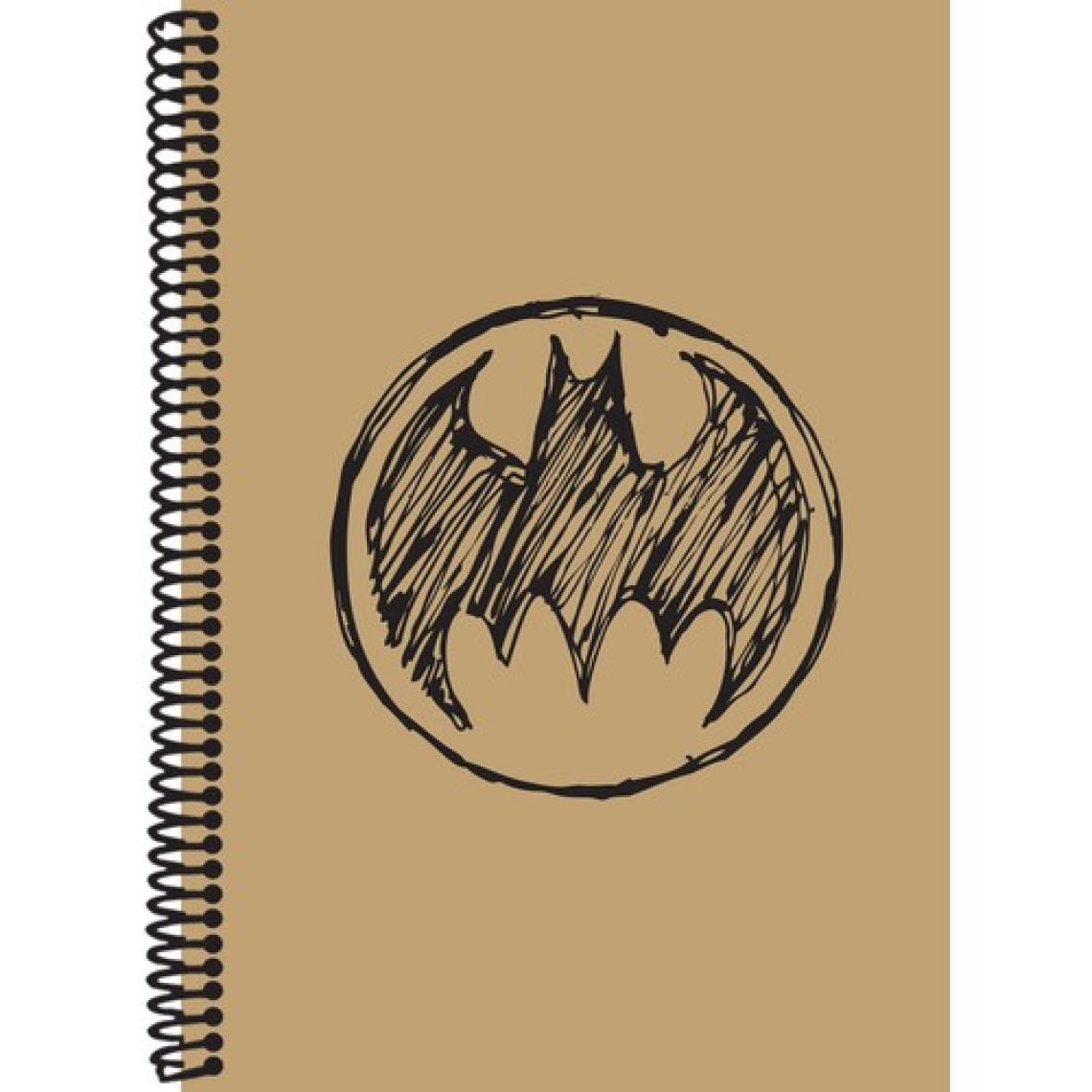 Mynote Batman  Kraft Defter 19X26 100 Yaprak Çizgisiz