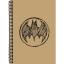 Mynote Batman  Kraft Defter 19X26 100 Yaprak Çizgisiz