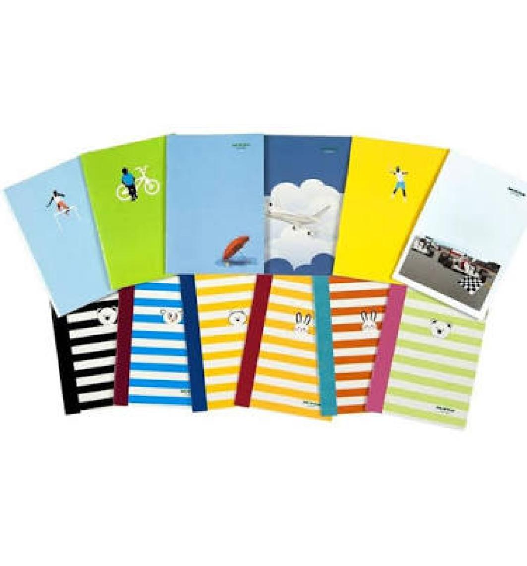 Mopak 72 Yaprak A5 (küçük boy) Karton Kapak Okul Defteri-3