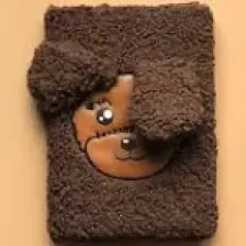 Kagito Köpek Peluş Çizgili Defter A5