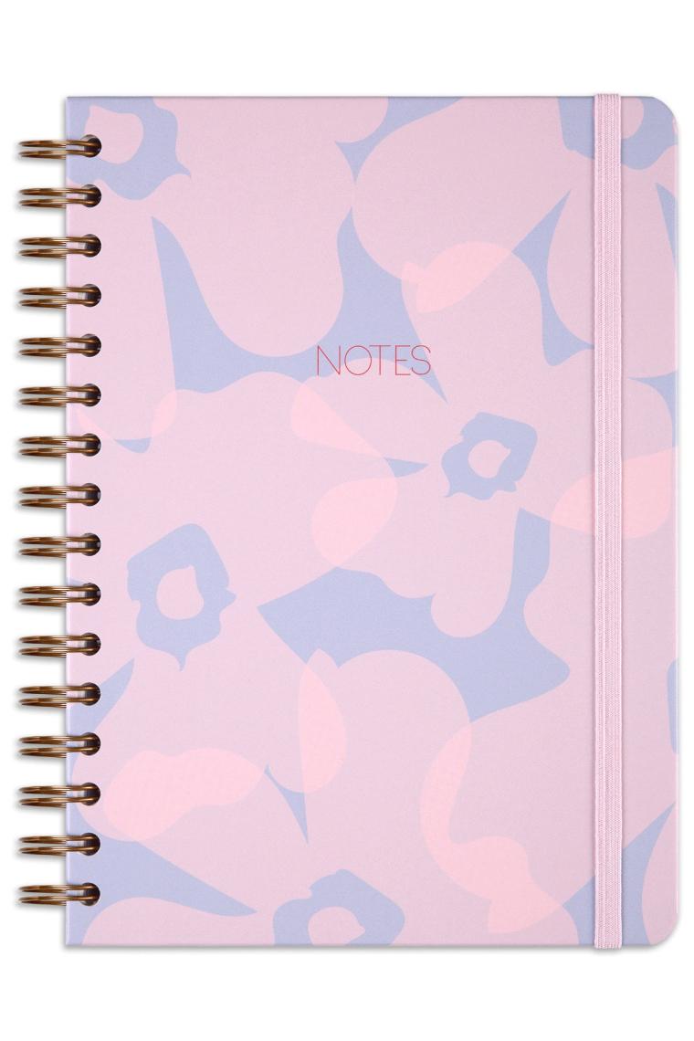 Matt Notebook A5 15X21 cm Spiralli Lastikli Çizgili Tarihsiz Not Defteri