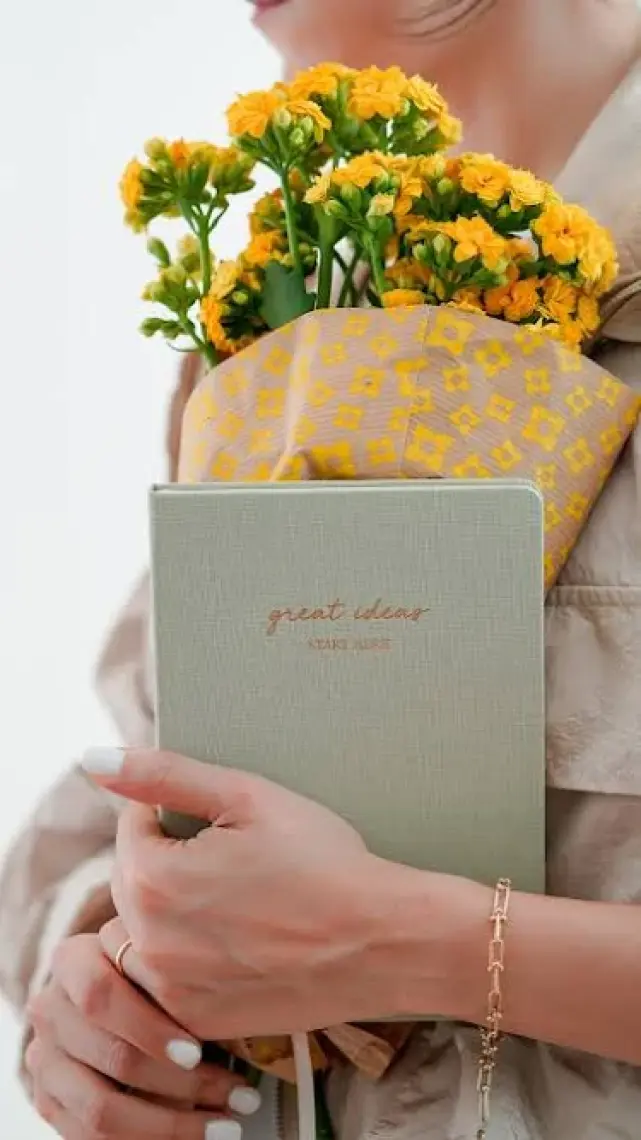 Matt Notebook Sert Kapak Noktalı Defter Yeşil 14 x 20 cm