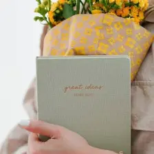 Matt Notebook Sert Kapak Noktalı Defter Yeşil 14 x 20 cm