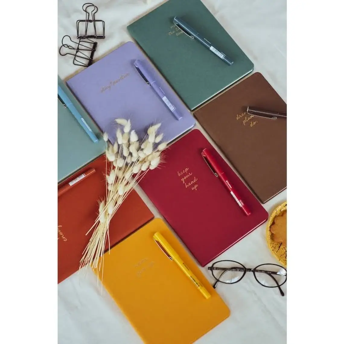 Matt Notebook Sert Kapak Noktalı Defter Lila 14 x 20 cm