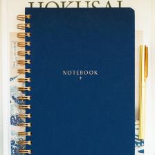 Matt Notebook A5 15X21 cm Spiralli Keten Not Defteri Lacivert