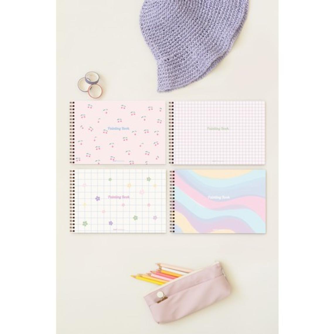Matt Notebook 17 x 25 cm 4'lü Resim Defteri Seti 20 Yaprak 150 gr Küçük Boy