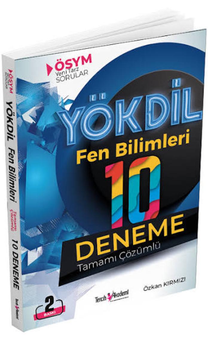 Tercih Akademi Yökdil Fen Bilimleri 10 Çözümlü Deneme - Özkan Kırmızı