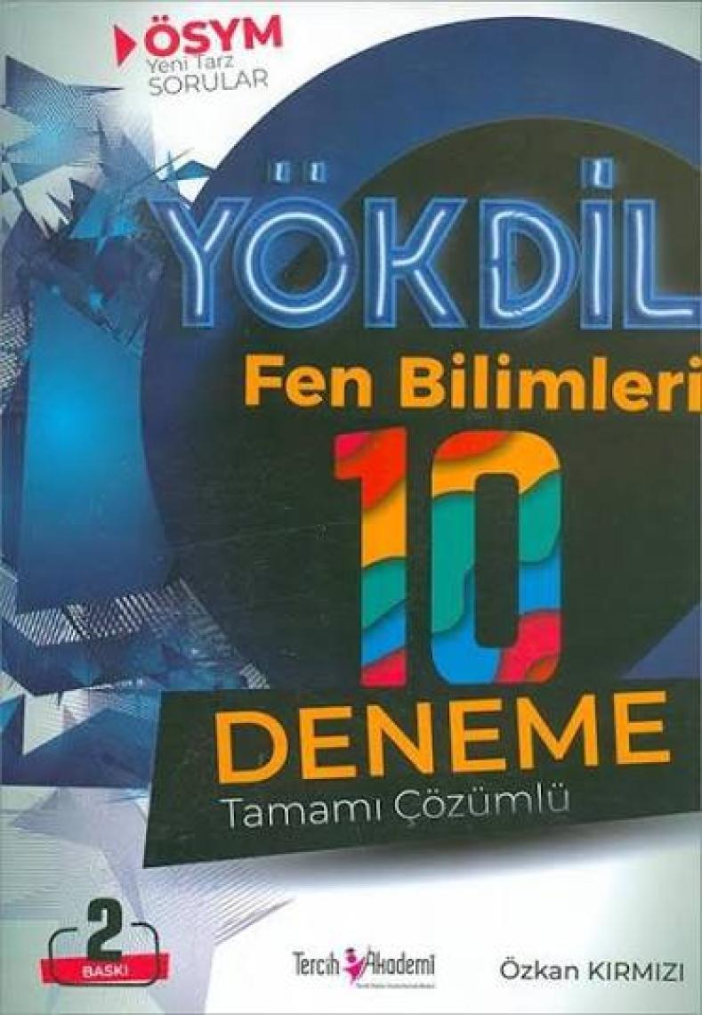 Tercih Akademi Yökdil Fen Bilimleri 10 Çözümlü Deneme - Özkan Kırmızı