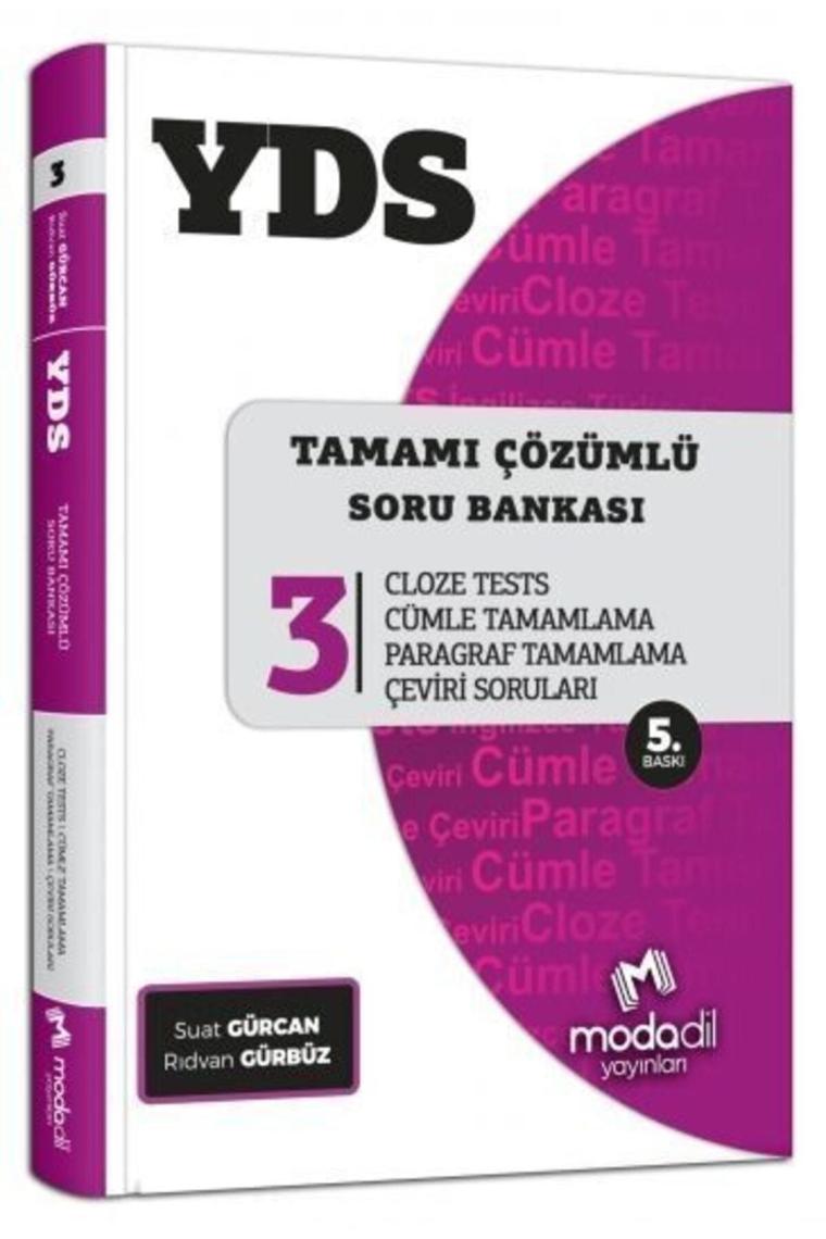 Yds Tamamı Çözümlü Soru Bankası Serisi 3 Cloze Tests