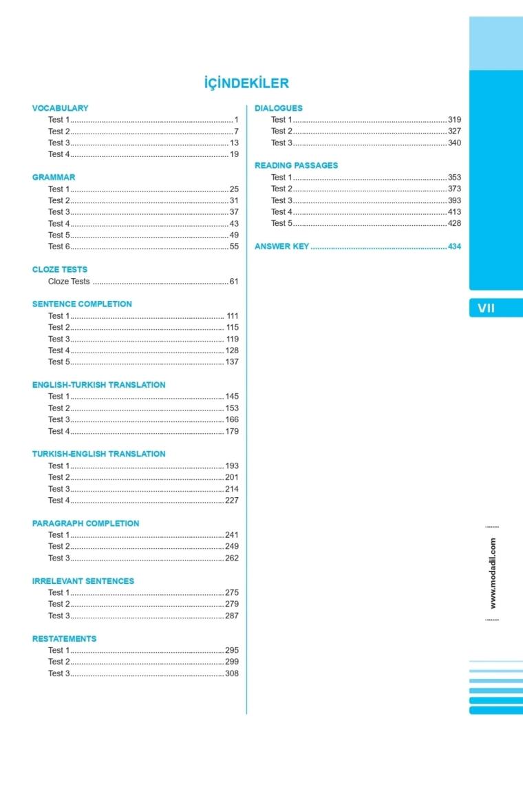 Advanced English Tests Yds-yökdil Soru Bankası