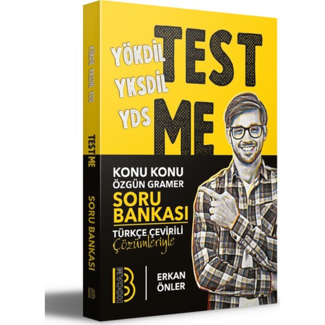 Benim Hocam Yayınları YÖKDİL YKSDİL YDS Test Me Konu Konu Özgün Gramer Soru Bankası  - Erkan Önler