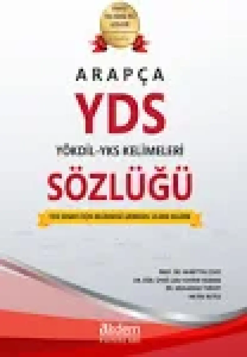 Akdem Yayınları Arapça YDS - YÖKDİL - YKS Kelimeleri Sözlüğü - Nurettin Ceviz
