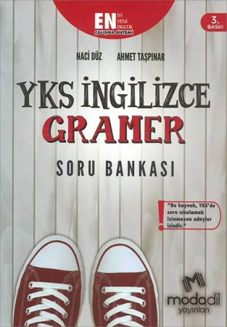 Modadil Yayınları YKS İngilizce Gramer Soru Bankası - Ahmet Taşpınar