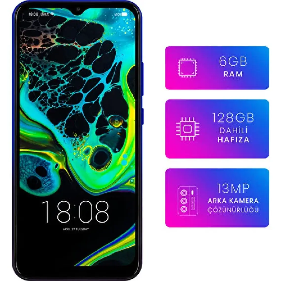 Reeder P13 Blue Max Pro 2021 128 GB Mavi