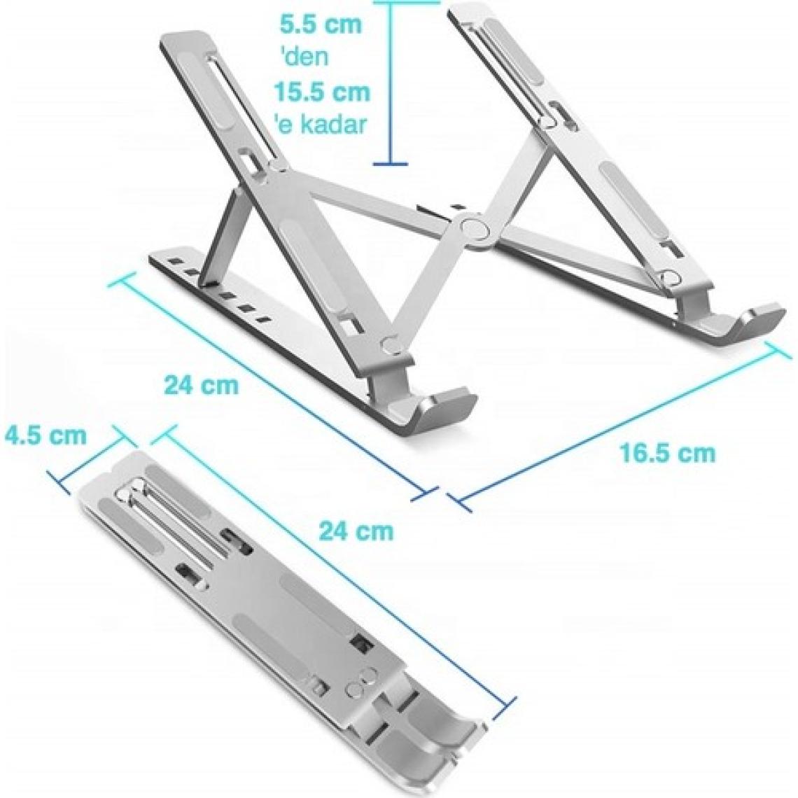 MC Katlanır Alüminyum Notebook Standı
