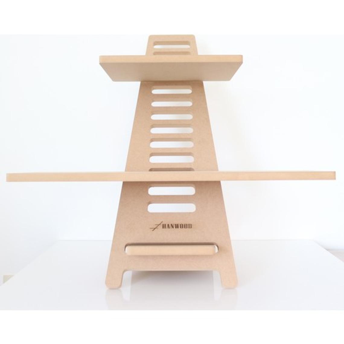 Hansdo Ayakta Çalışma Standı - Laptop Standı - Notebook Standı - Ahşap - AGBS