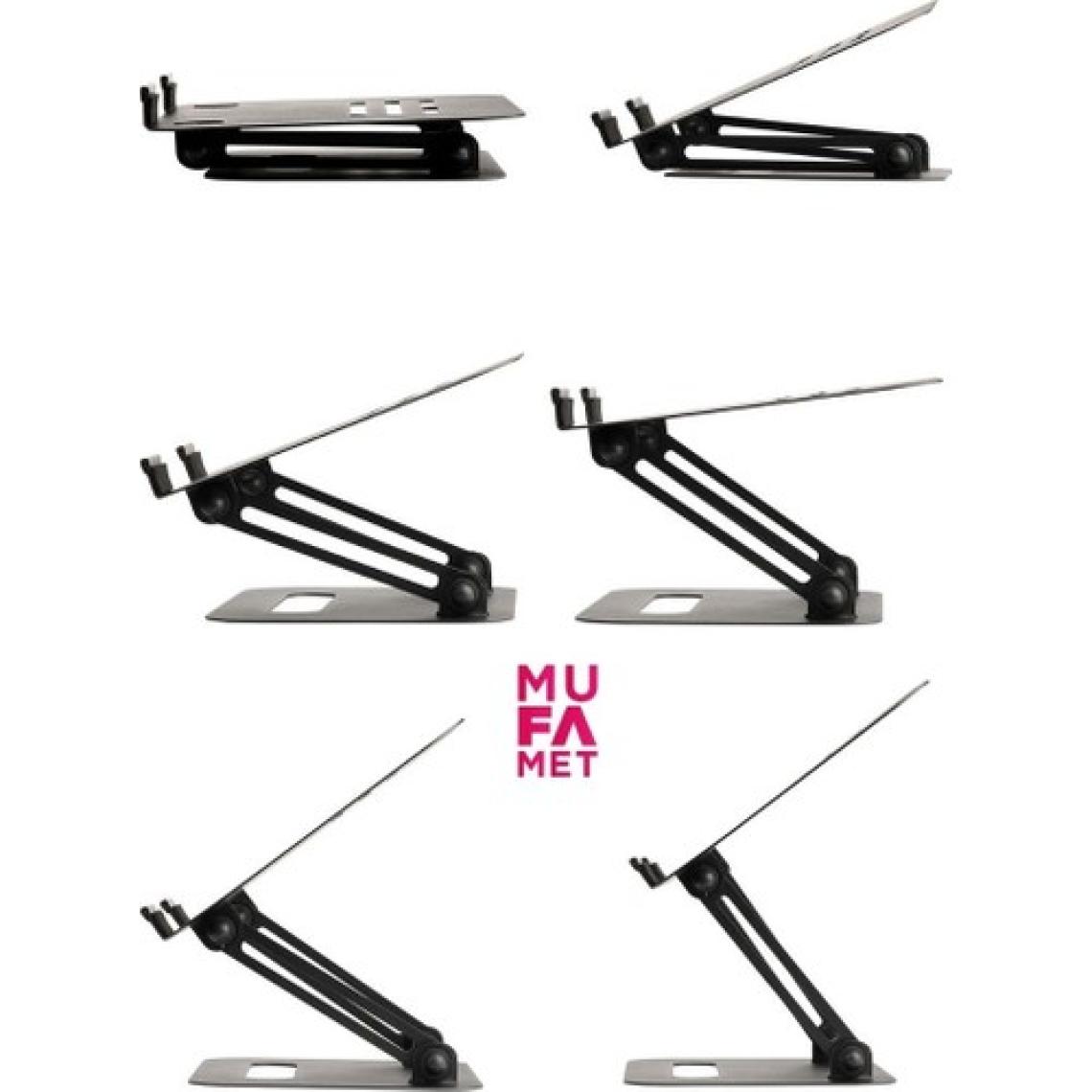 Mufamet  Basic Tüm Modellerle Uyumlu Çelik Sınırsız Açıda Kolay Ayarlanır Laptop Standı Yükseltici