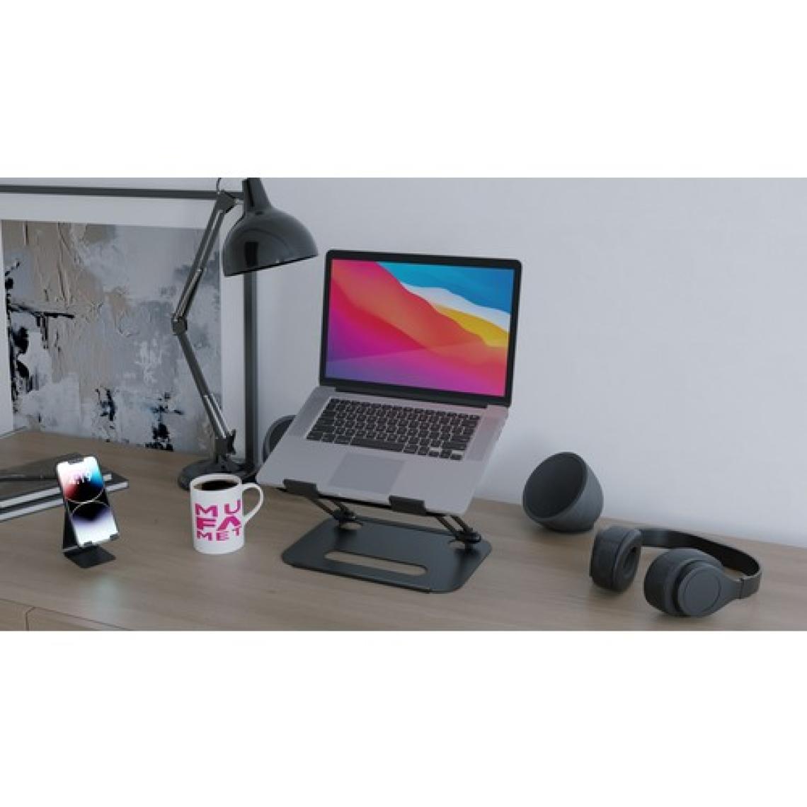Mufamet  Basic Tüm Modellerle Uyumlu Çelik Sınırsız Açıda Kolay Ayarlanır Laptop Standı Yükseltici