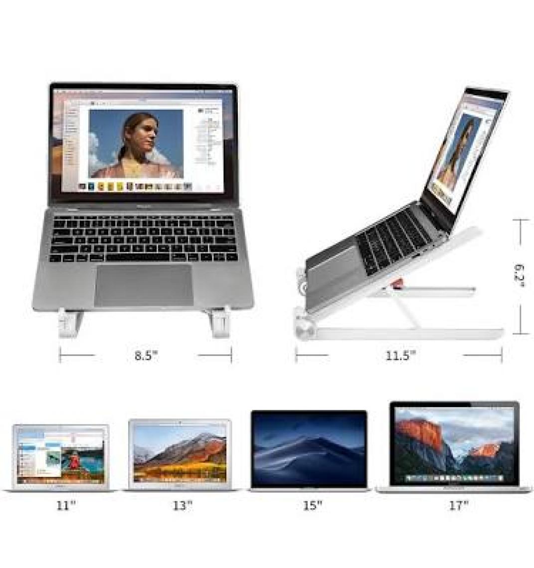 Bix Saiji X1 Alüminyum Notebook Laptop Standı Siyah