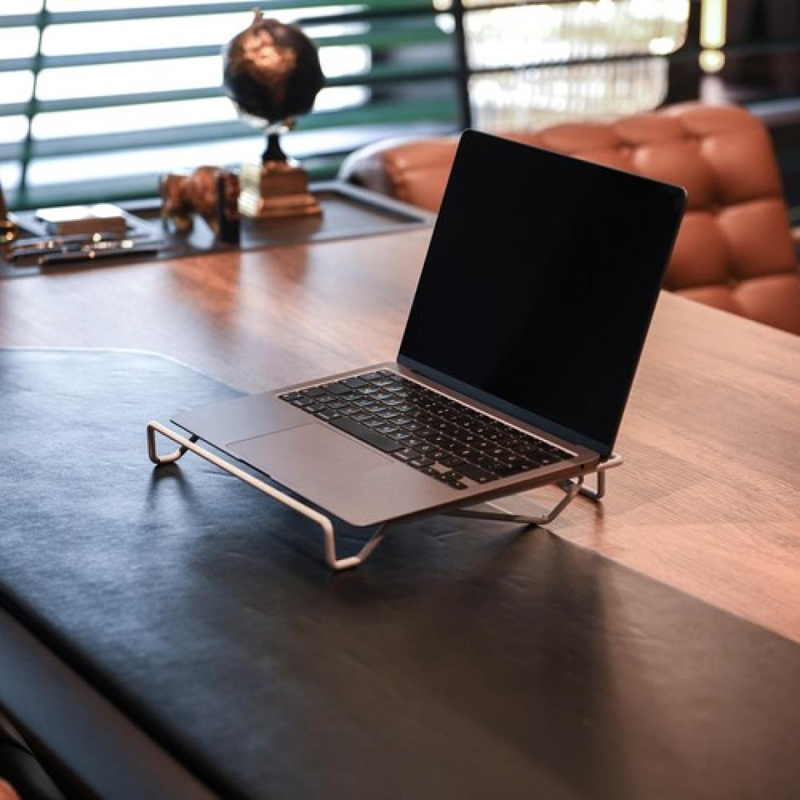 Zensan Gri Pe Kaplama Macbook Notebook Yükseltici Açılı Ayarlanabilir Laptop Standı