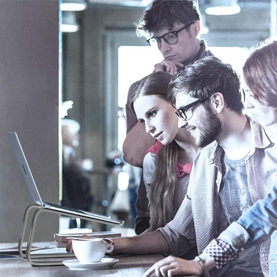 iDock M5 Alüminyum Ergonomik Macbook Bilgisayar Standı Space Gray
