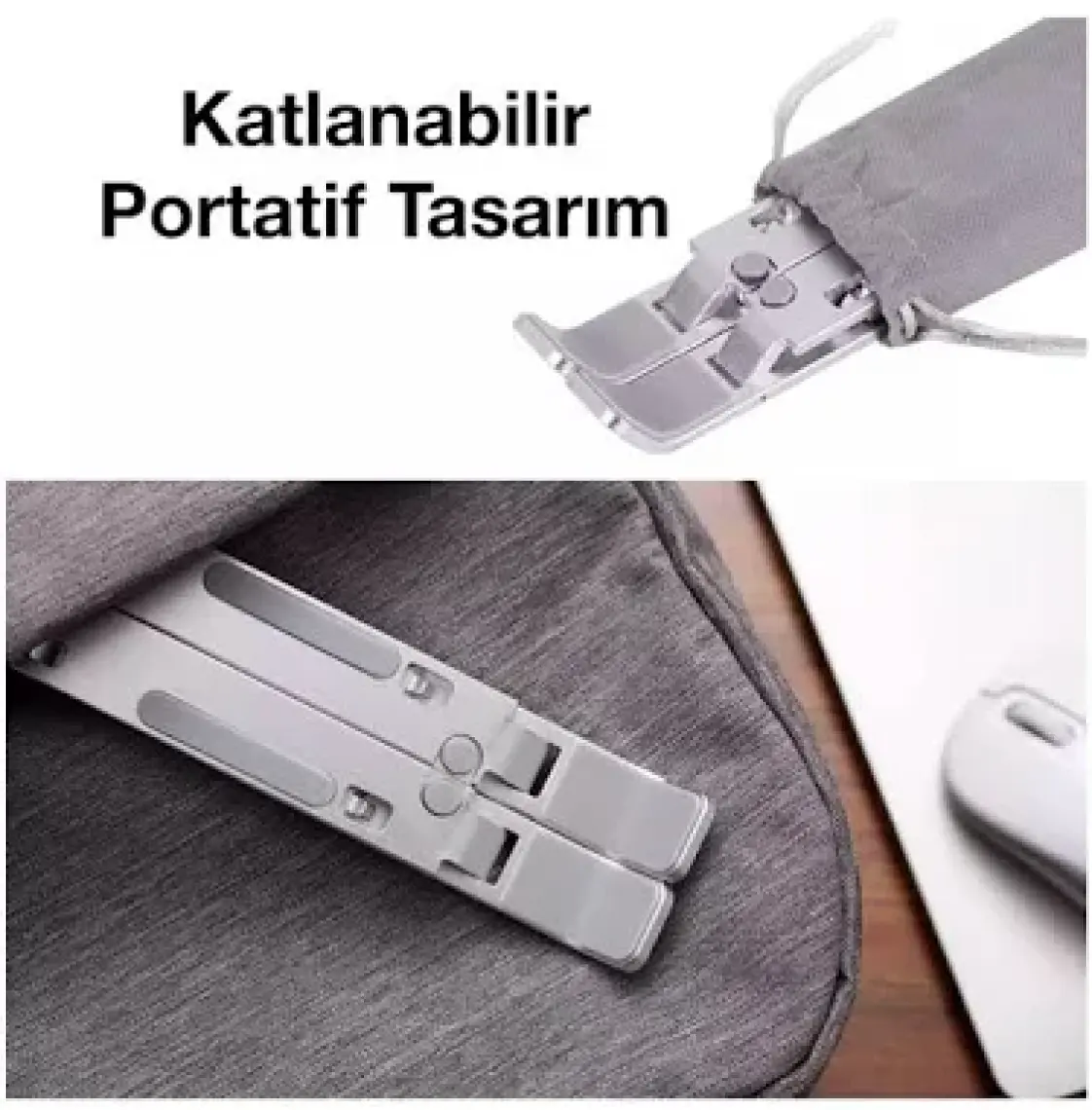 MC Katlanır Alüminyum Notebook Standı